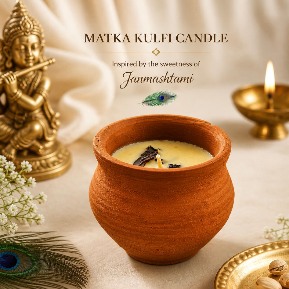 Matka Kulfi Candle | Janmashtami Special